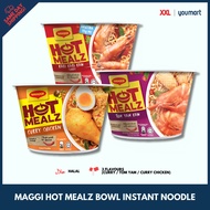 Maggi Hot Mealz Bowl Instant Noodle | Halal | Curry / Chicken / Tom Yam Flavour | Sold by XXL Store