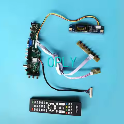 For M185B1 M185XW01 MT185GW01 LCD 3663 DVB Digital Driver Board 2-CCFL 18.5" USB HDMI-Compatible VGA