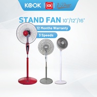 KDK KX-405 /VTRAC 16'' Stand Fans Kipas Berdiri / TRAC 10" Turbo Stand Fan 2 in 1 Kipas Berdiri