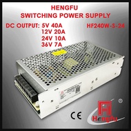 HF240W-S-5 HF240W-S-12 HF240W-S-24 HF240W-S-36 Hengfu Switching Power supply 5V 40A 12V 20A 24V 10A 