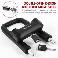 WEST BIKING MTB Road Bike Anti-Theft U With Keys Steel Security Motorcycle Lock Bicycle Accesso