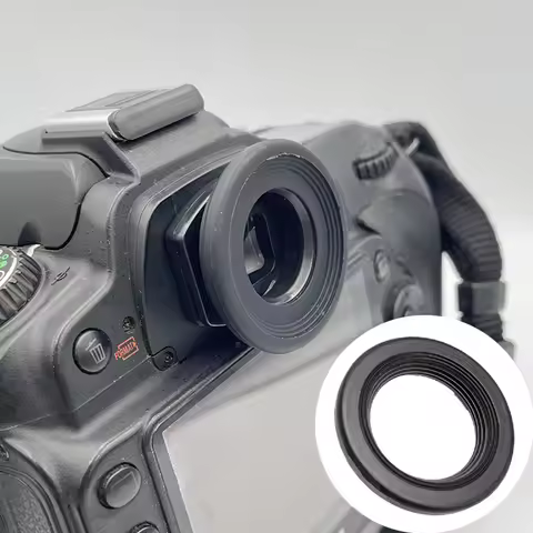 Black DK17 Eyepiece Rubber ViewFinder Eyecup Compatible with Nikon D2 D3 D4 D5 D700 D800 Cameras - E