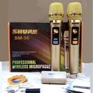 Mic Wireless Shure SM36 / SHURE SM 36 Handeld Mic Tanpa kabel
