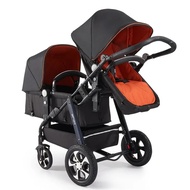 Best Value Twin Baby Stroller,high Landscape Pram,folding Carriage,twins Stroller Baby Car,double Se