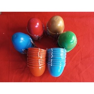 Contents: 10 plastic chicken feed shells/plastic shells/chicken feed containers/cepuk/chicken feed c