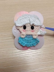 手工-Elsa公主裙 髮夾