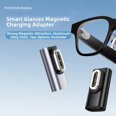 USB C Magnetic Charging Adapter for Rokid AI Glasses Smart Glasses Dock Station Intelligent Accessor