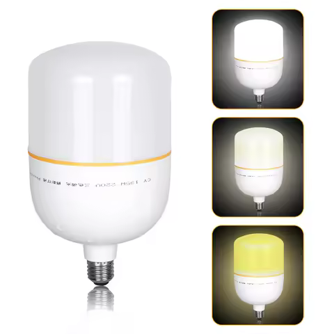 3 Mode 2 Color Temperature Photography LED Lighting Bulbs High Bright 135 W E27 Base For Photographi