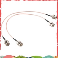 2Pcs 3G HD SDI Cable BNC Cable 30cm 75 Ohm for Cameras BMCC Video Equipment Supports HD-SDI 3G-SDI 4