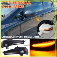 2Pcs Side Mirror Sequential Turn Signal Light For Honda Civic Mk8 Sedan FD1 FD2 FD3 2D 4D FA 1 2 3 4