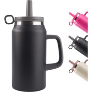 50oz Water Bottle, Leak-Proof Thermos Cup with Lid and Straw, Lid, Stainless Steel Travel Cup, Suita
