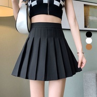 High-waisted pleated skirt, tennis skirt, tennis pleated skirt in flared Ulzzang Chil Studio style