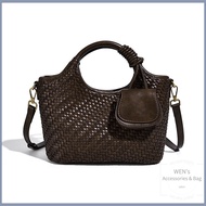 Hand-woven high-end shoulder bag women large capacity  handbag women elegant branded set tote bag wo