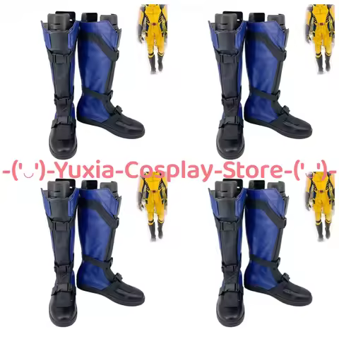 Yuxiacosplay! Wolverine Cosplay Shoes Anime Game Character Prop PU Leather Boots Halloween Carnival 