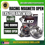 👍(88mm) LEO MAGNETO OPEN EX5/DREAM/CLASS 1/WAVE100/KRISS 100 (KECIK SUPER) MAGNET RACING FUEL COIL S