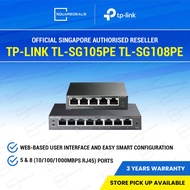 TP-Link TL-SG105PE TL-SG108PE 5 8 Port Gigabit Easy Smart Switch with 4-Port PoE+ TPLink