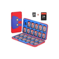 Switch game card case Holds 24 Switch cards &amp; 24 SD memory cards Switch game soft case