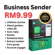 Business Sender Pro - 2023 WhatsApp Blaster | Blast Whatsapp | Bulk Sender | Auto Reply 100% Original
