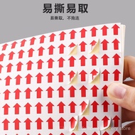Happy Buy Red Arrow Sticker Marker Marker Direction Label Red Arrow Label Defective Product Label