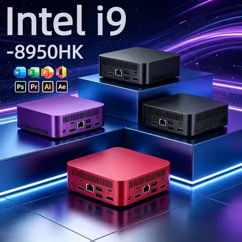 2026 Mini Pc Intel i9-8950HK Mini PC Computer 16GB RAM 1TB 2TB SSD Gaming PC Wifi 6 BT5.2 Mini PC De