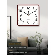 jam dinding digital jam dinding aesthetic Square Living Room Household Atmospheric Wall Clock