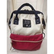 Anello Bag Buy in Japan Made in China Backpack Diaper Bag Navy Bag