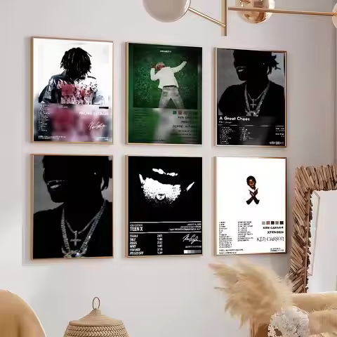 Pop Singer Ken Carson A Great Chaos Posters Dormitory Decorations Bedroom And Living Room Wall Mural