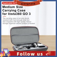 QIANGNAN6กระเป๋าถือกระเป๋าถือ EVA เปลือกแข็งปกป้องถุงเก็บของอุปกรณ์เสริม Insta360 GO 3