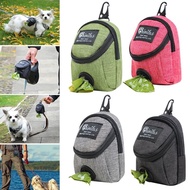 (Lemi Pet House) Pet Dog Treat Pouch Portable Multifunction Dog Training Bag Outdoor Travel Dog Poop Bag Dispenser Durable Pet Accessories