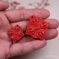 Versatile Genuine Cinnabar Pendant Cross96%High Content Ethnic Style Pendant Bracelet Raw Mineral Va