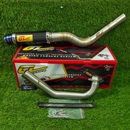 GL RACING CARBON EXHAUST PIPE Y15ZR TEMBAK BULAN 35-38-57 & 42-42-60