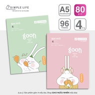 [Set 3Q/Lot 10Q] A5 Size Student Notebook (205x155mm) Beautiful Notebook 96 pages 100 gsm Futurebook