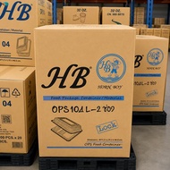กล่องข้าวพลาสติก OPS104L-2 ช่อง HB ฝาล็อคในตัว (ยกลัง 20 แพ็ค/ลัง)