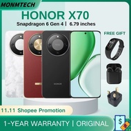 [2025] HONOR X70 Snapdragon 6 Gen 4 6.79 inch AMOLED 8300mAh Large Battery 80W Fast Charging Dual SI