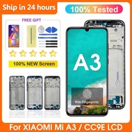 AMOLED For Xiaomi Mi A3 CC9e LCD Display Touch Screen Digitizer Assembly Replacement For Xiaomi M190