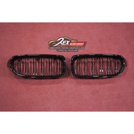 BMW F30 M3 Front Grill Double Fins Black MP AN Bumper Depan F80 3 series 330e 320i 316i 320d 318i 32