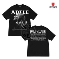 TSHIRT ADELE OVERSIZE CUTTING 200GSM HIGH COLLAR QUALITY 100% COTTON UNISEX CASUAL STREETWEARS-5XL