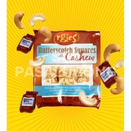 ♞,♘Rgies Butterscotch Squares with Cashew Nuts 170g - Iloilo Pasalubong