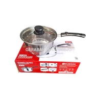 SUBRON YY-M18 18CM Multifunction Milk Pot with Glass Lid and Handle