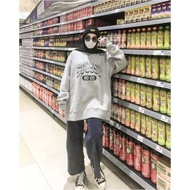 STUSSY SWEATER CREW NECK WANITA TERBARU BAHAN FLEECE TEBAL