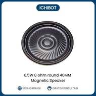 8 Ohm Speaker 0.5W 40mm Round Strong Magnetic Speaker Mini Small