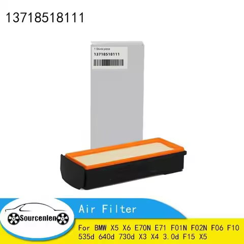 Diesel Air Filter 13718518111 For BMW X5 X6 E70N E71 F01N F02N F06 F10 535d 640d 730d X3 X4 3.0d F15