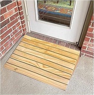 Wooden Step Stairs Transition Ramp for Walkers Car Motorcycle, for Transition Doorways,Driveways,Ste