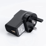 (Input: 0.3A , 2 round pin plug) PRUNUS Adapter with indicator light, Perfect for radio, speaker with rechargeable
