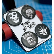 Punk Rock inspired button / badge pins MATTE