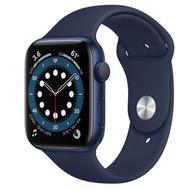 Apple Watch Series 6 GPS, 44mm Blue Aluminium Case with Deep Navy Sport Band