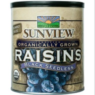 Sunview Organic Black Seedless Raisin - Jumbo Size -