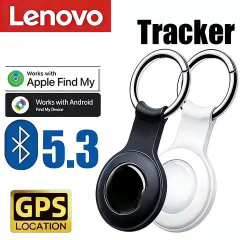 Lenovo Mini Bluetooth 5.3 GPS Tracker for Find My App Android Systerm Air Tag Smart Child Key Finder