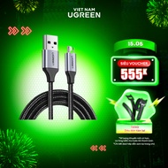 Cáp sạc USB 2.0 A sang Type C Ugreen US288 cho Samsung S21 S20 Xiaomi Redmi Note 11 | Hỗ trợ QC 3.0