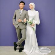 gaun pengantin muslimah Malaysia melayu gaun walimah gaun prewedding